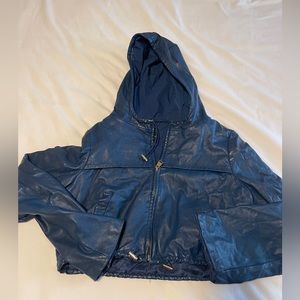 Bcbgmaxazaria blue jacket-damage